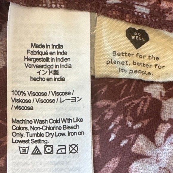 Madewell Challis Wrap Midi Woodland Floral Brown Multi Midi Dress Size XS - Picture 12 of 15